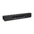 Vertool 10UP brush holder rail in powder coated steel, angled view