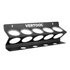 Vertool 5UP wall mounted bottle holder in powder coated steel, angled front view