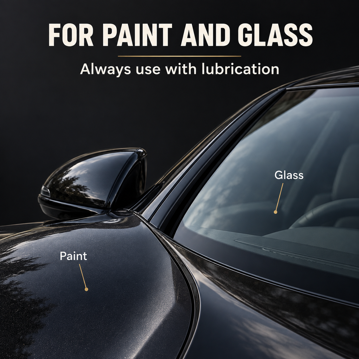 YumCars Clay Block - Decontamination for Paint & Glass — Where can I use it?