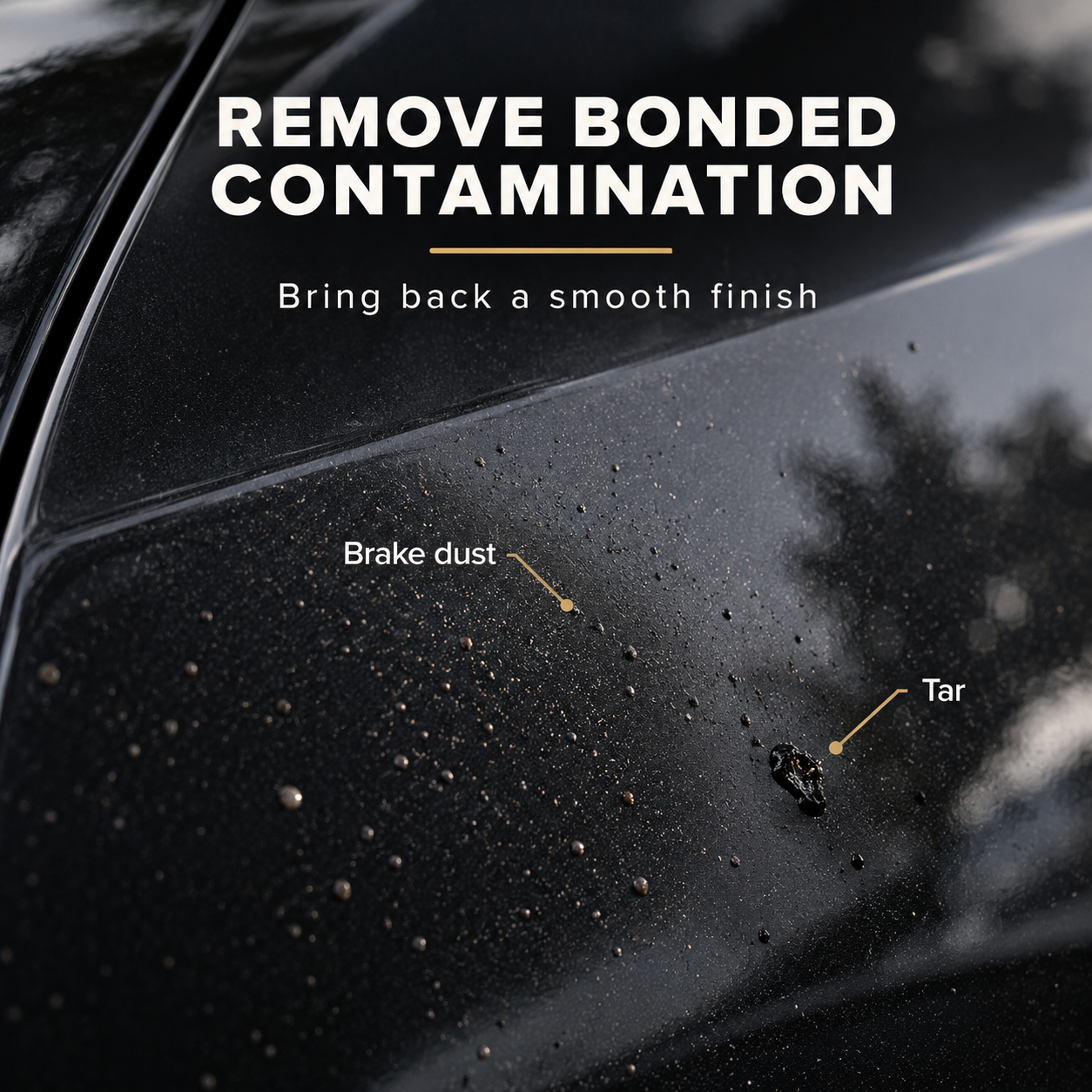 YumCars Clay Block - Decontamination for Paint & Glass — What does it remove?