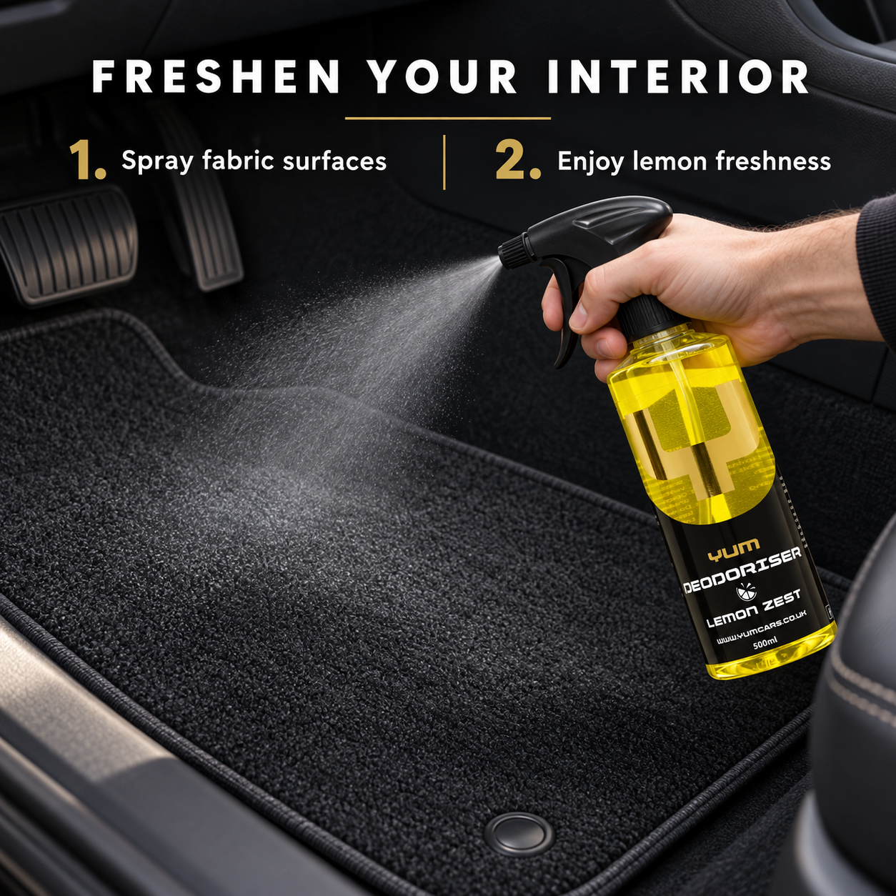 YumCars Deodoriser - Odour Neutraliser — How do I use it?