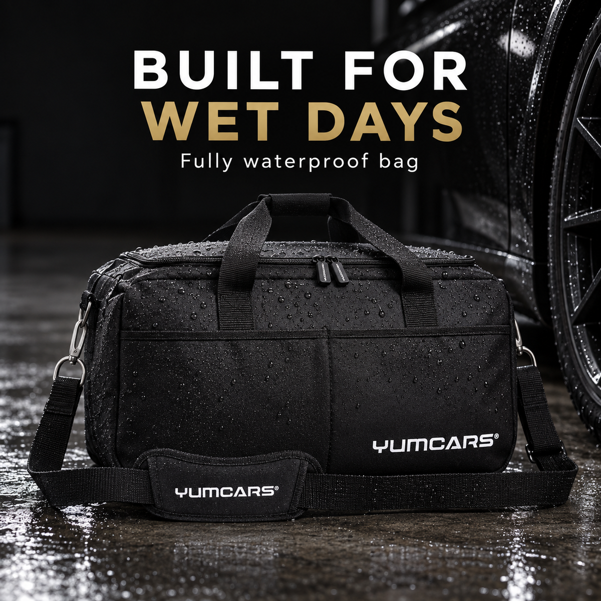 YumCars Detailing Bag — Can it handle wet conditions?