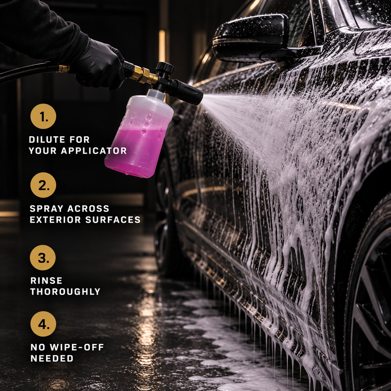 YumCars Foam+ - Advanced Ceramic Sealant — How do I apply it?