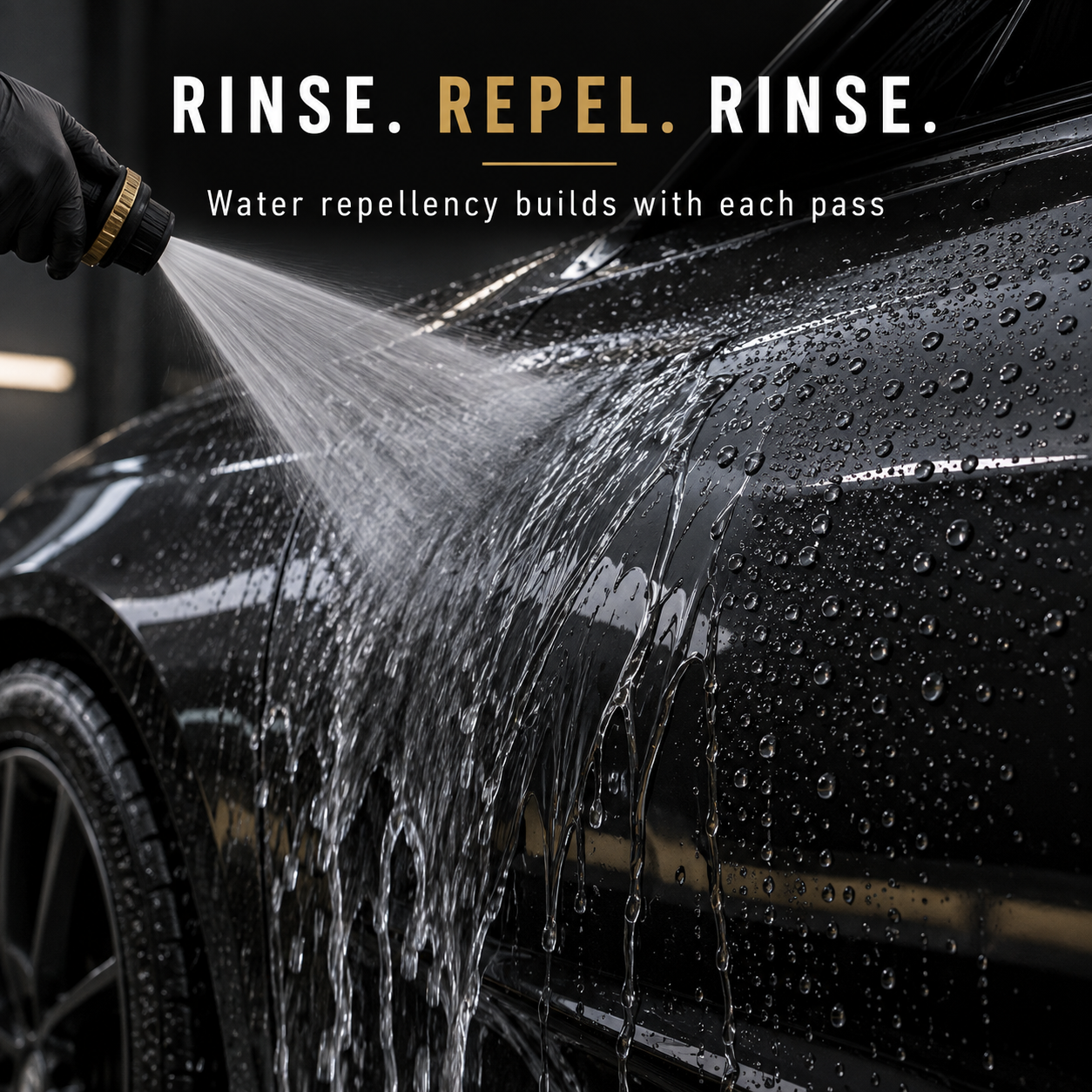 YumCars Foam+ - Advanced Ceramic Sealant — What happens when I rinse?