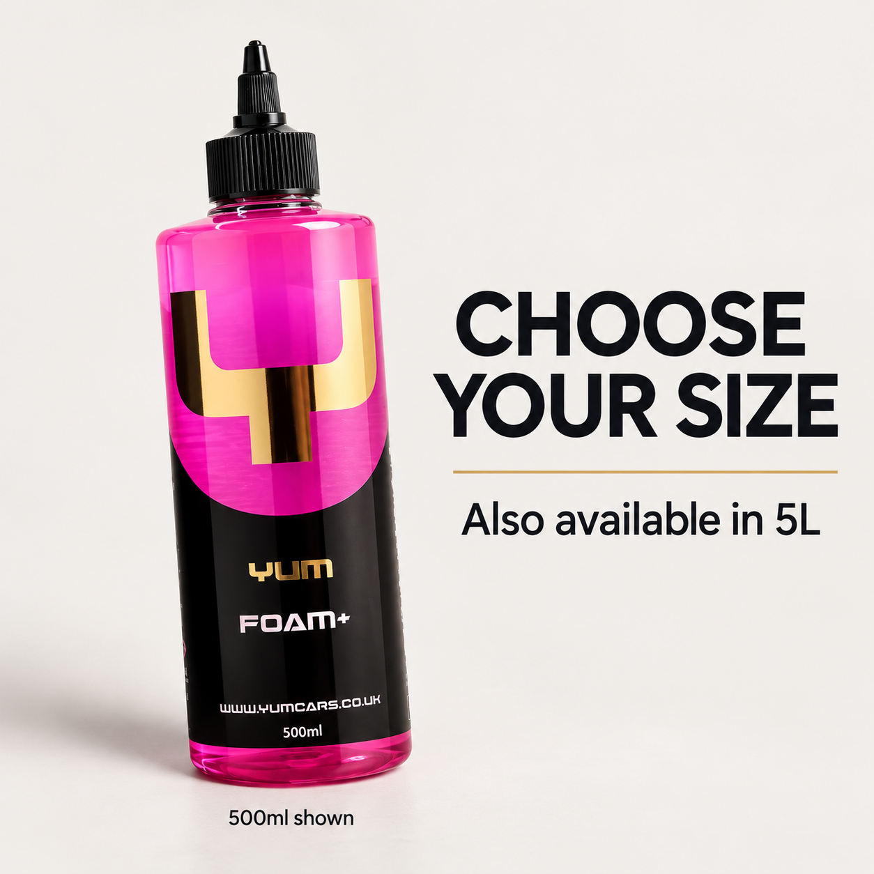 YumCars Foam+ - Advanced Ceramic Sealant — Which size can I buy?