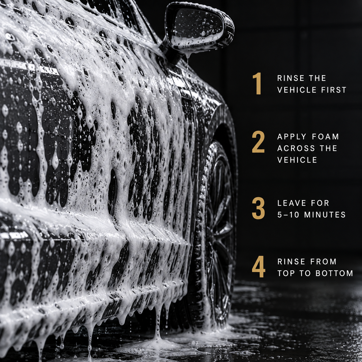 YumCars Foam - pH Neutral Pre-Wash — How do I use it?