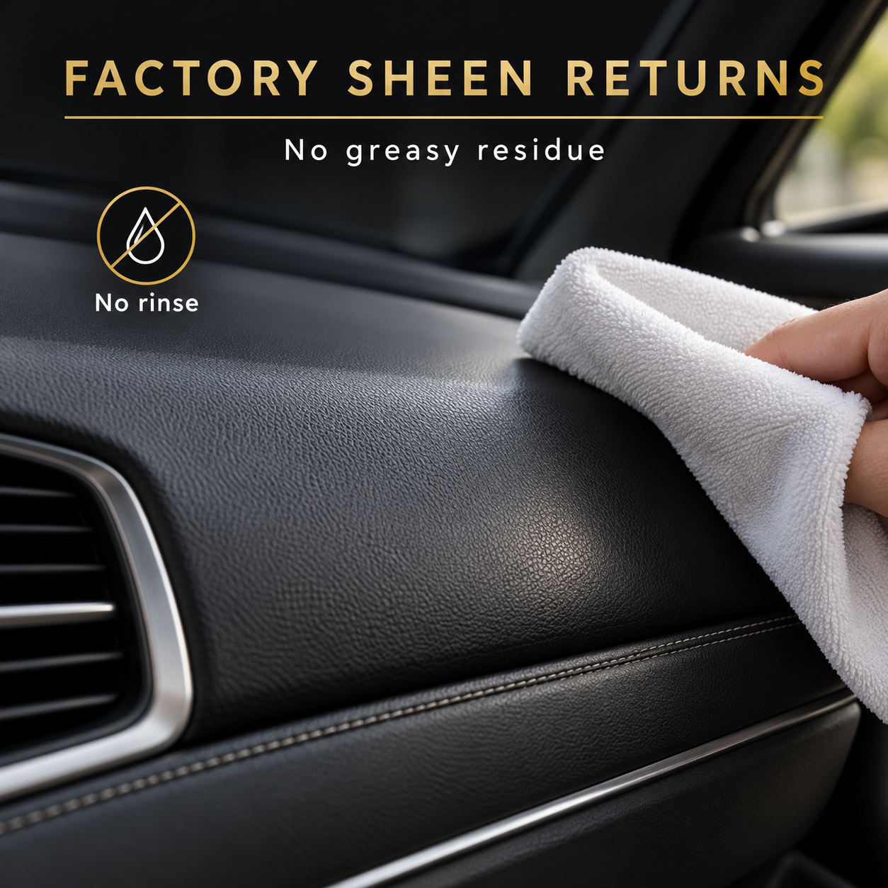 YumCars Interior - 4-in-1 Total Interior Cleaner — What finish does it leave?