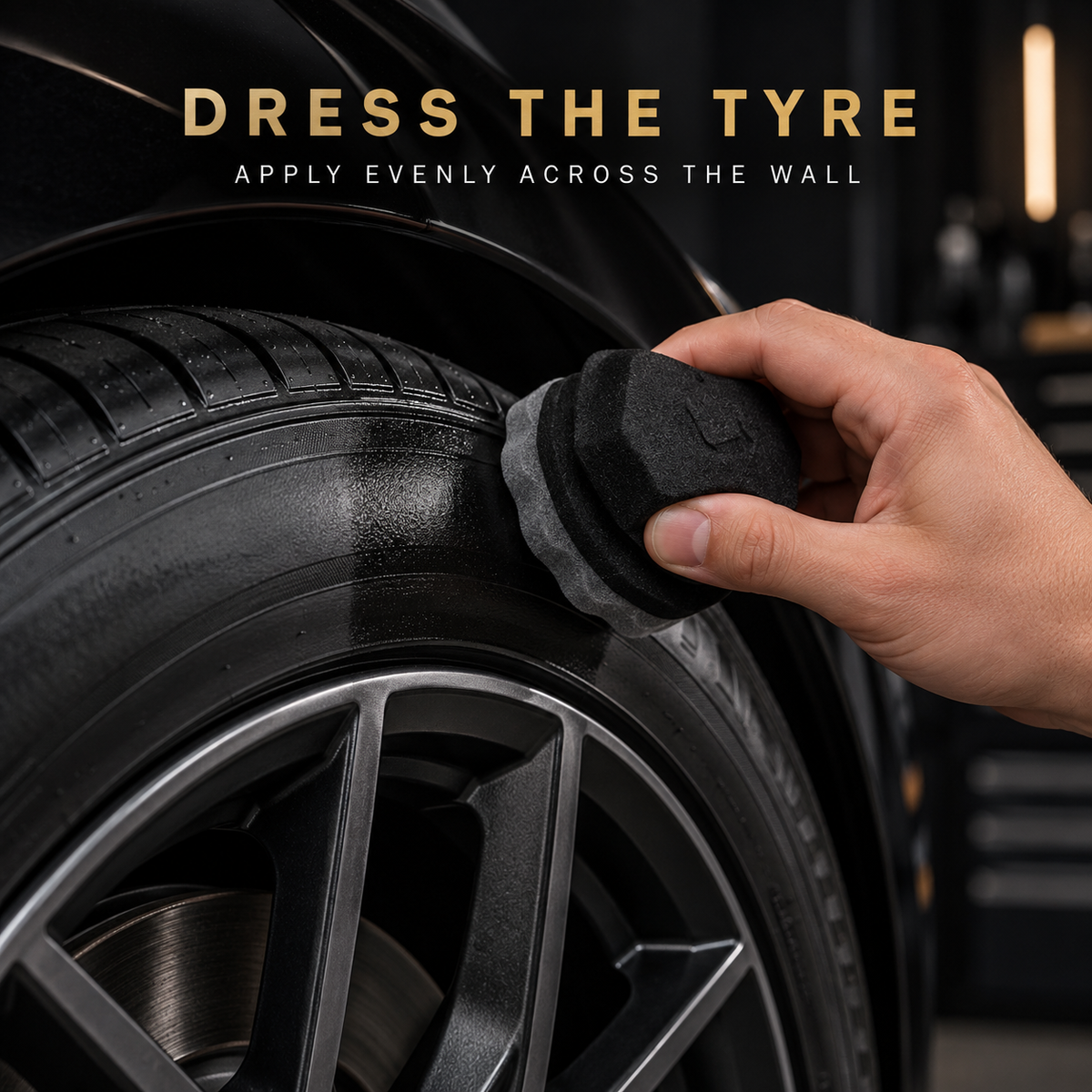 YumCars Mini Tyre HexGrip Applicator — What does application look like?