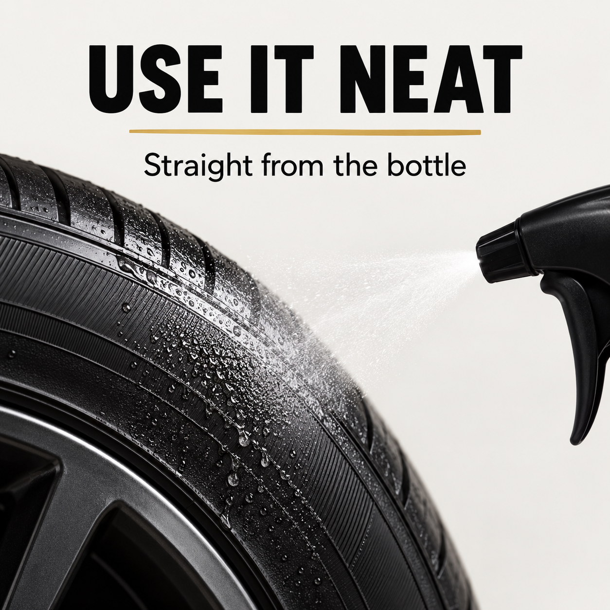 YumCars Undress - Dedicated Tyre & Rubber Cleaner — Should I dilute it?
