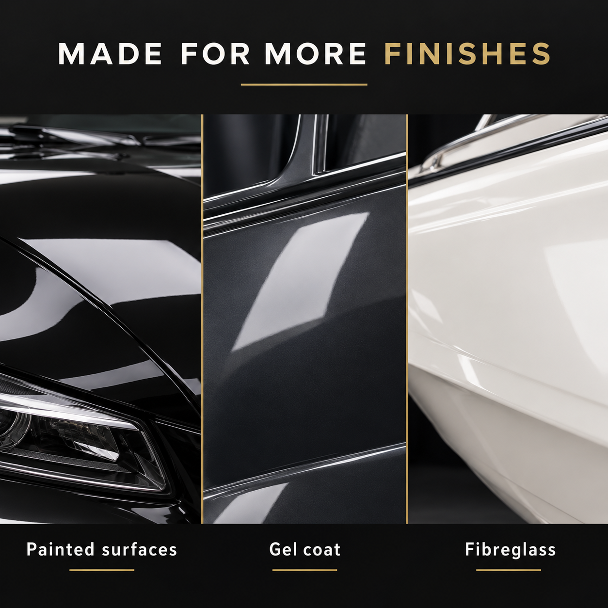 YumCars Wax 500ml - Deep Gloss and Clarity — Which surfaces can I wax?