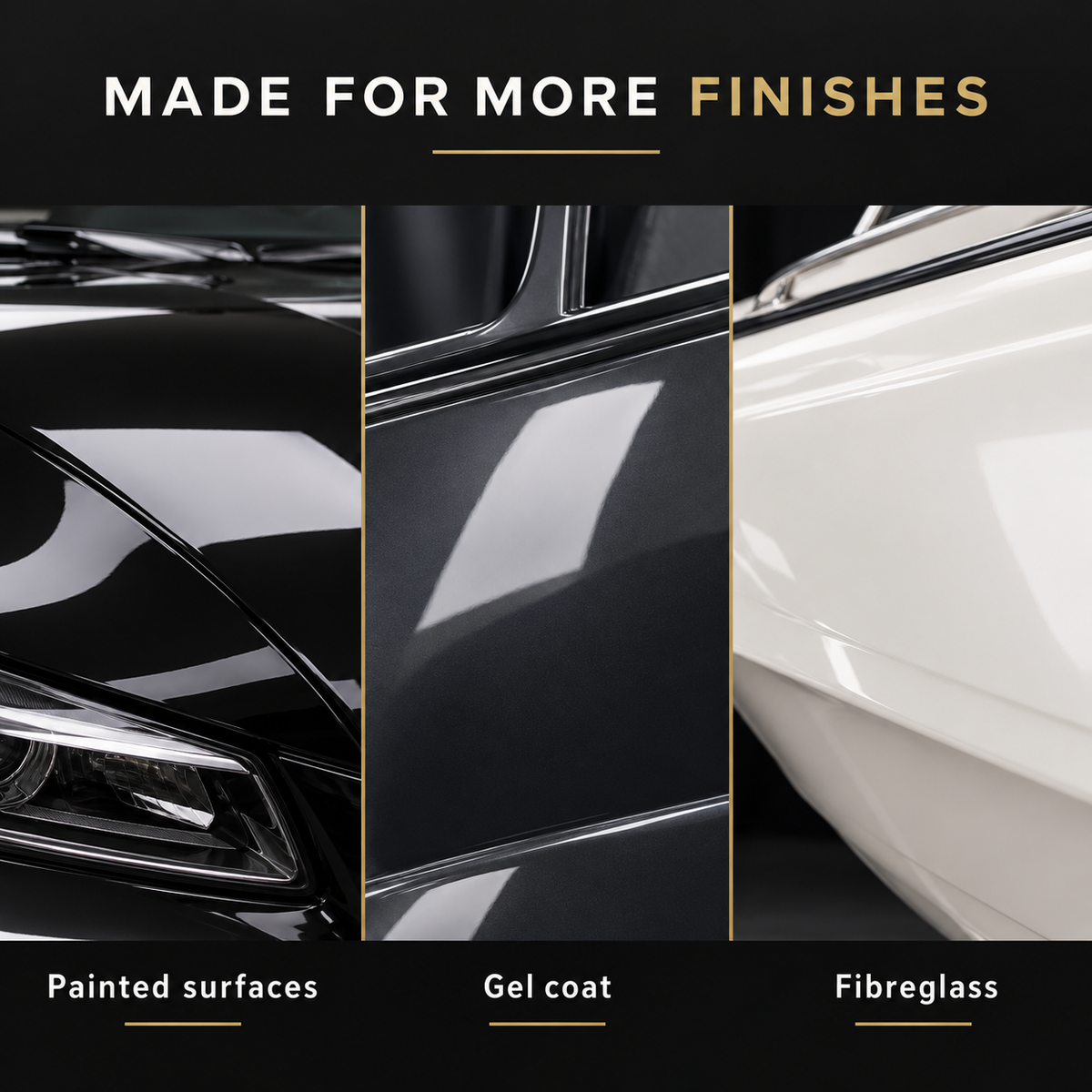 YumCars Wax 500ml - Deep Gloss and Clarity — Which surfaces can I wax?