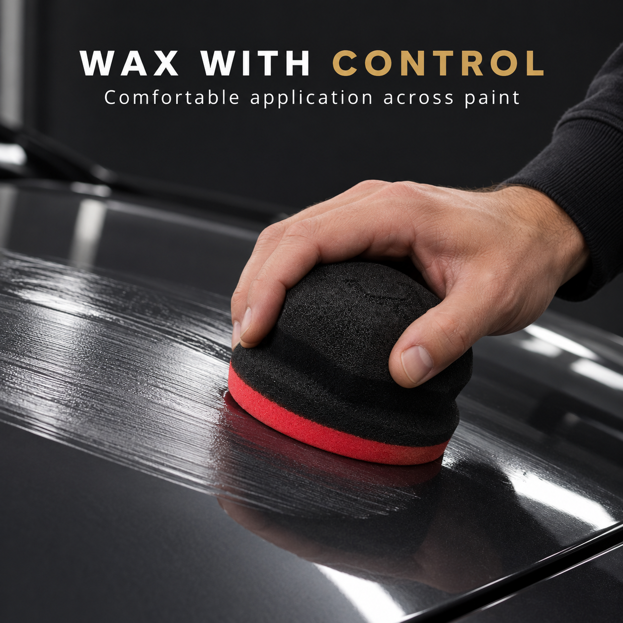 YumCars Wax HexGrip Applicator — What does waxing look like?