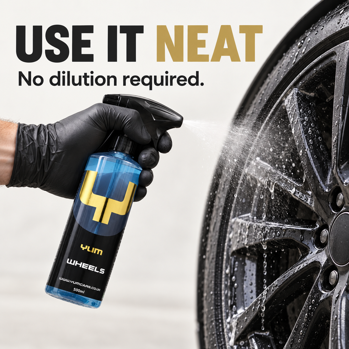 YumCars Wheels - 2 In 1 Wheel Cleaning Solution — Should I dilute it?