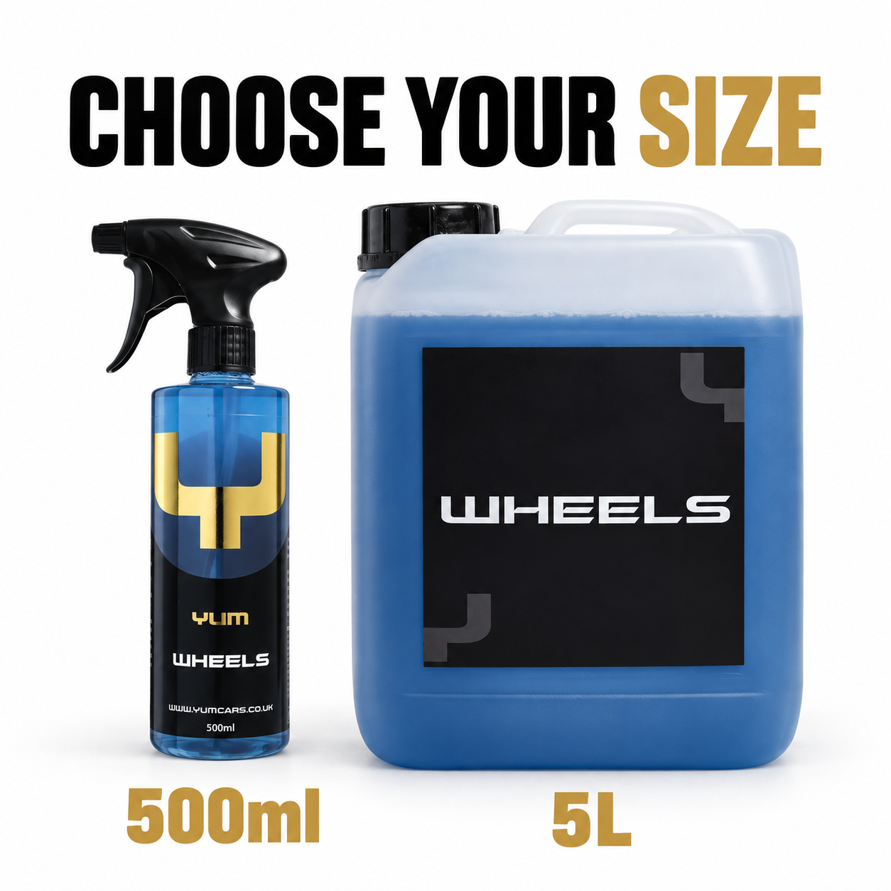 YumCars Wheels - 2 In 1 Wheel Cleaning Solution — Which size can I buy?
